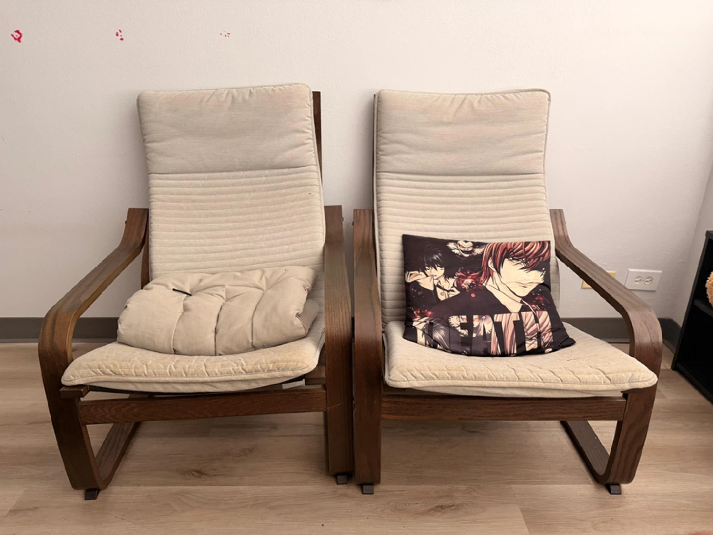 Wooden Lounge Chairs (Set of 2)