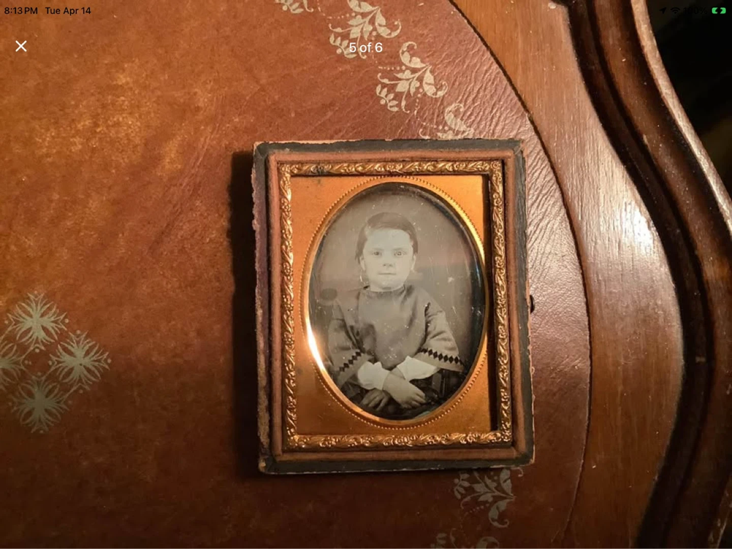 Late 19th Century Victorian Sepia Toned Daguerreotype 🐞 - photo 5