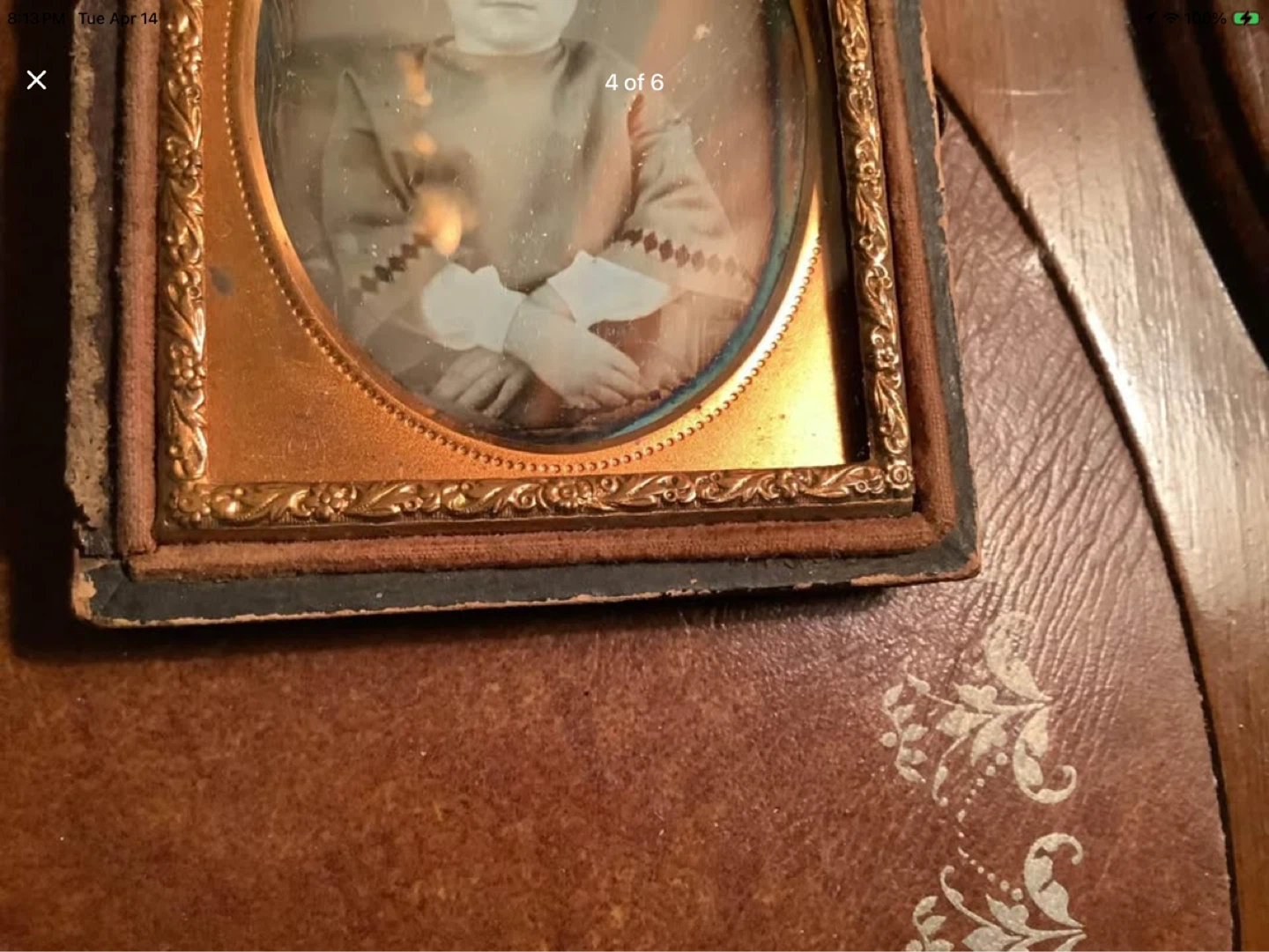 Late 19th Century Victorian Sepia Toned Daguerreotype 🐞 - photo 4