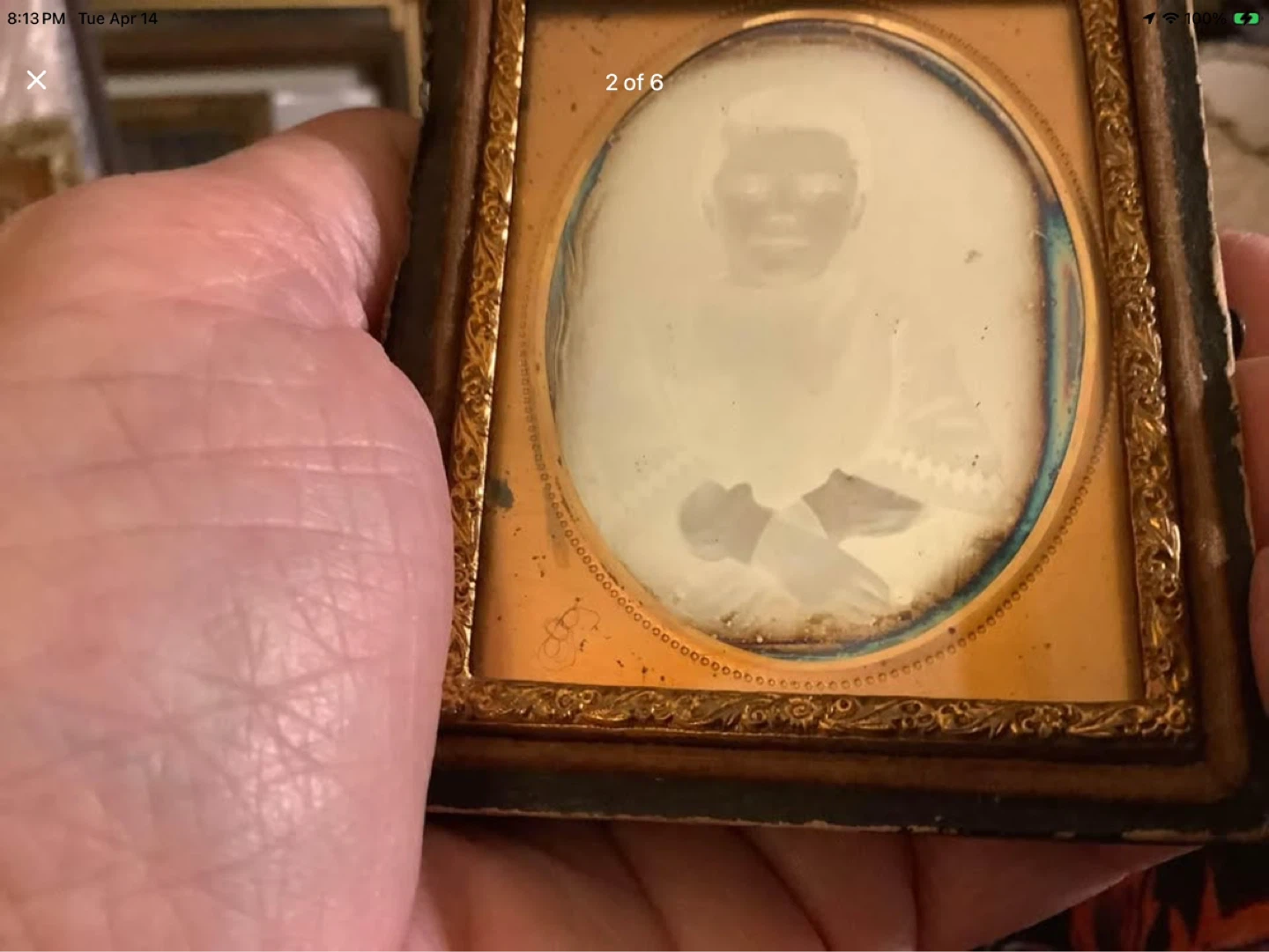 Late 19th Century Victorian Sepia Toned Daguerreotype 🐞 - photo 2