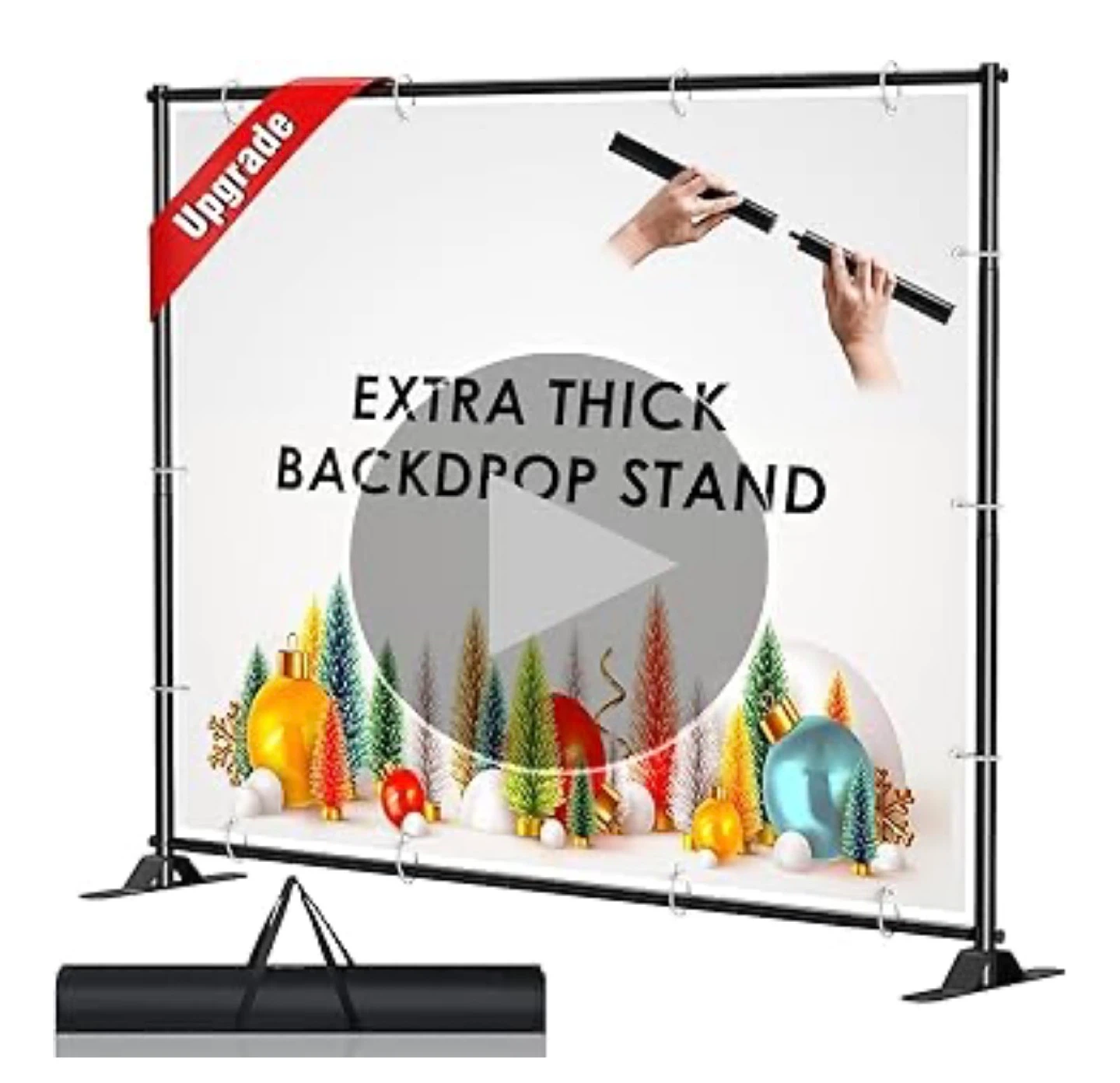 Adjustable Backdrop Banner Stand 8 x 10 Ft - photo 2