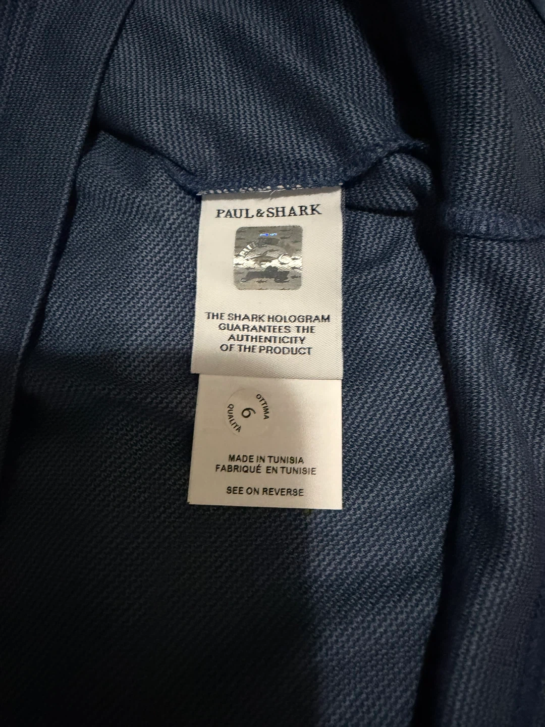 Paul & Shark X Soft Blue T-Shirt Size M - photo 2
