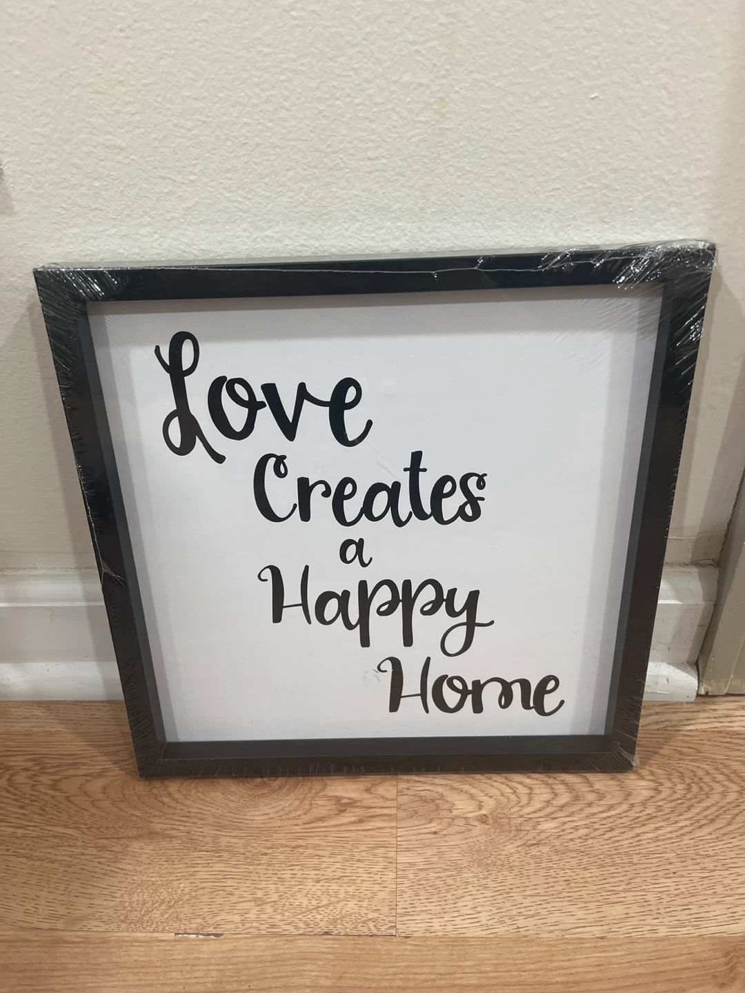 Wall Art "Love Creates a Happy Home"