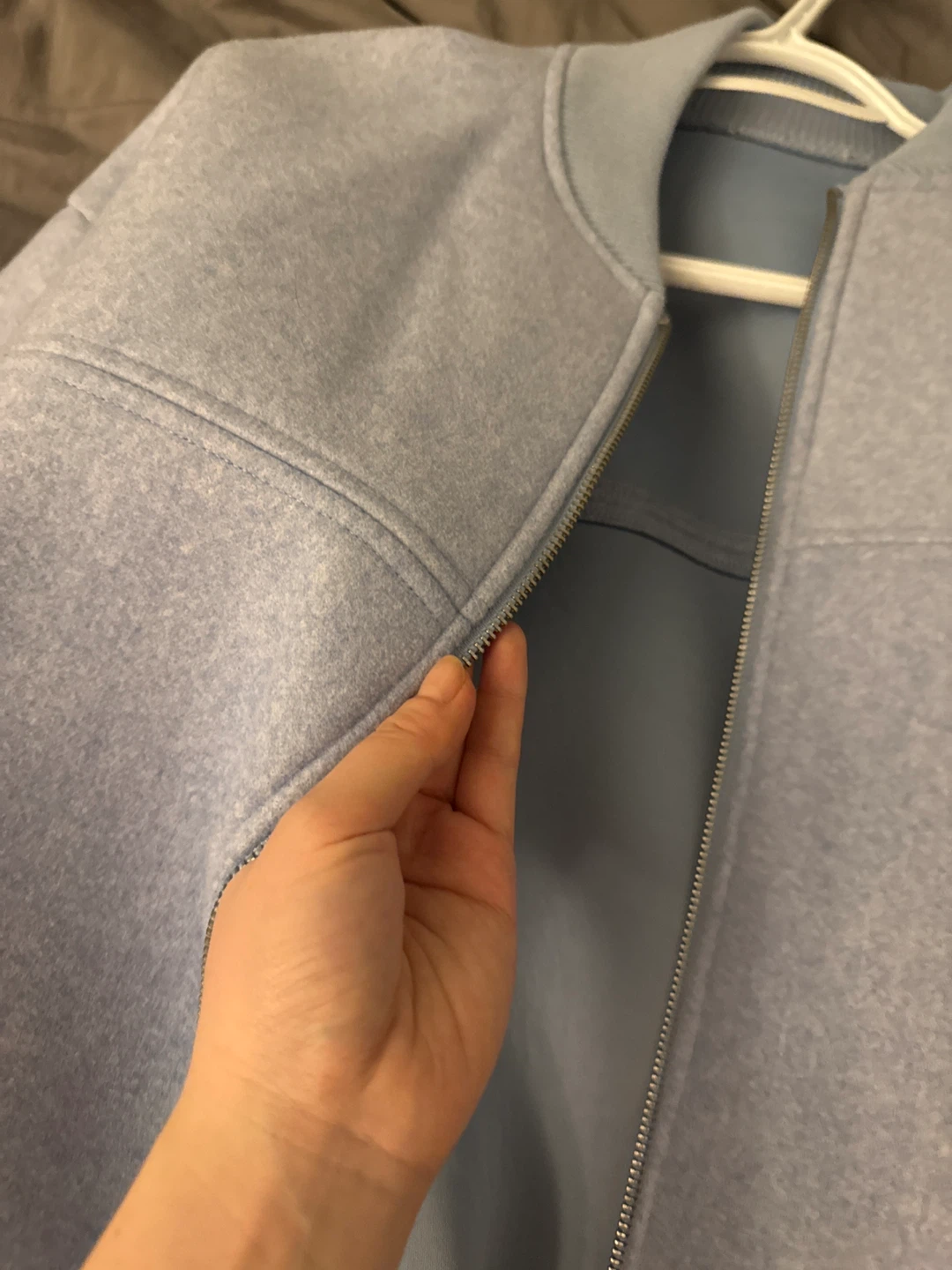 Unisex Baby Blue Bomber Jacket - photo 3