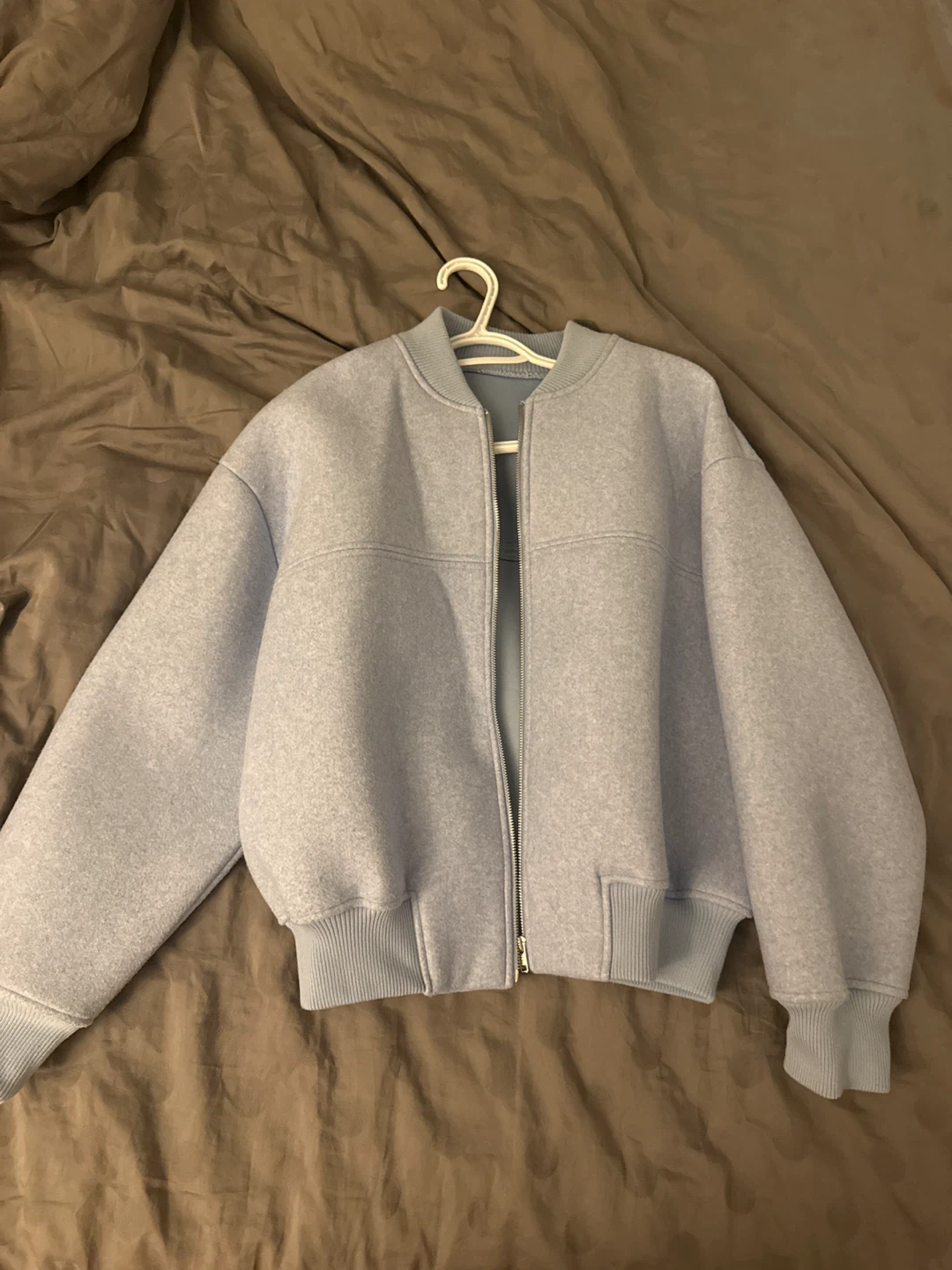 Unisex Baby Blue Bomber Jacket