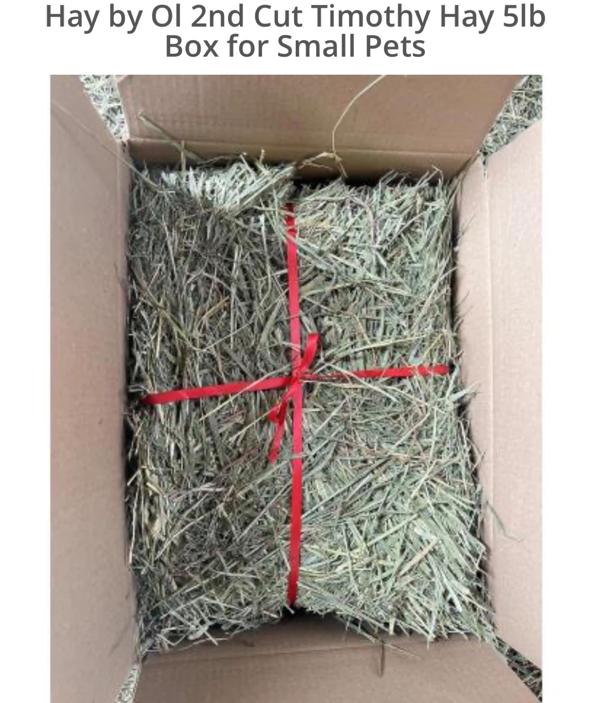 Hay by Olé 2nd Cut Timothy Hay - 5lb Box - photo 4