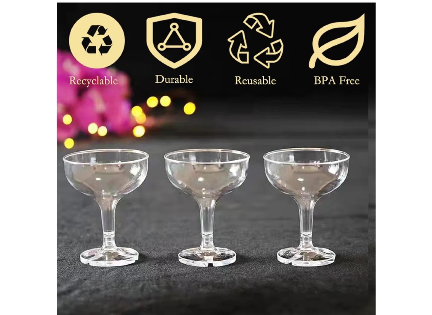 Champagne Tower Glasses - 40 Pack, 5 Oz - photo 4
