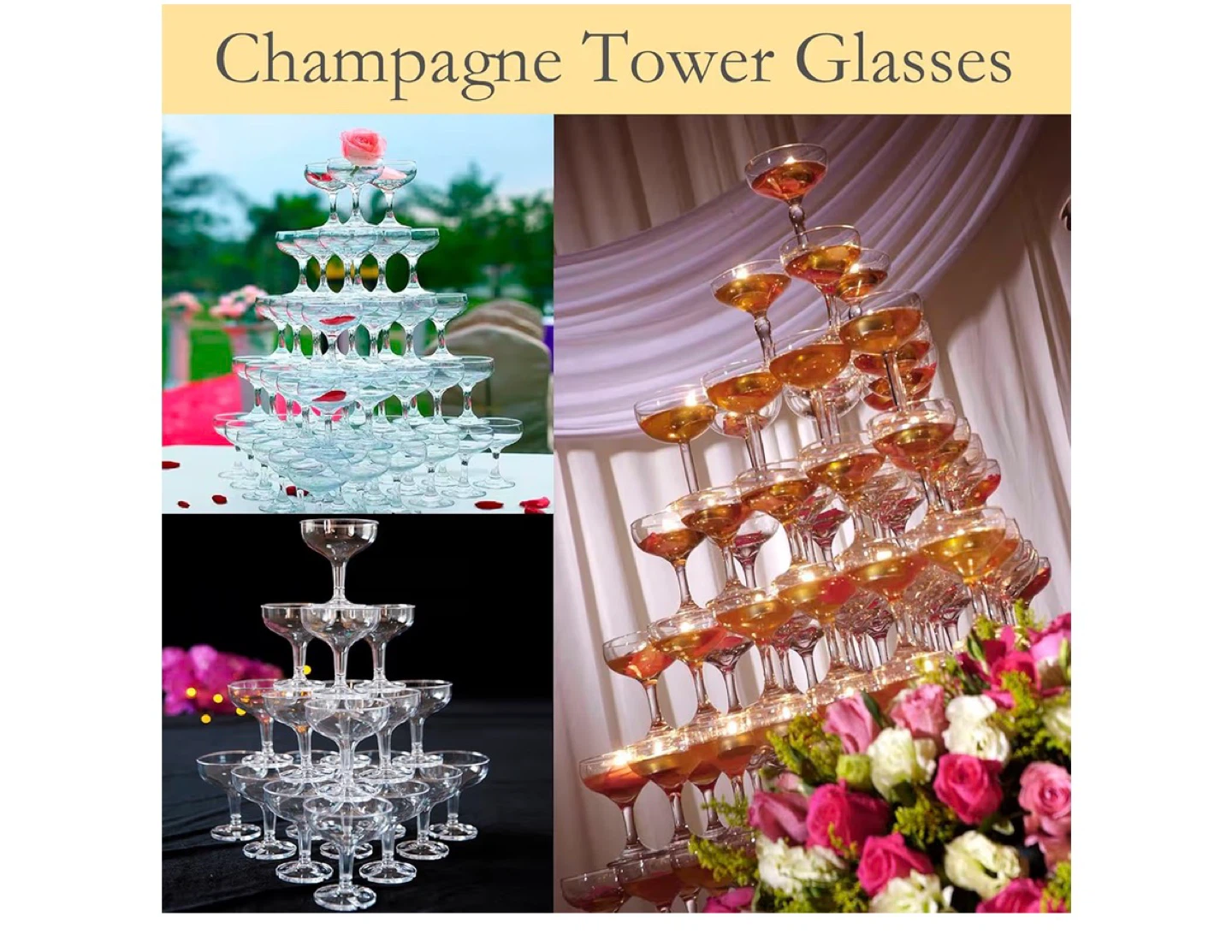 Champagne Tower Glasses - 40 Pack, 5 Oz - photo 5