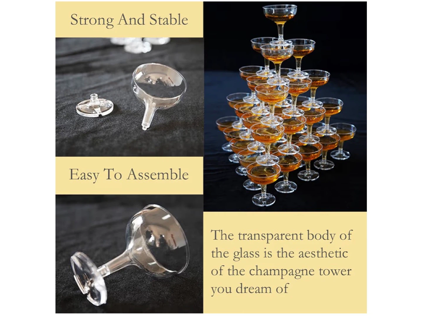 Champagne Tower Glasses - 40 Pack, 5 Oz - photo 3