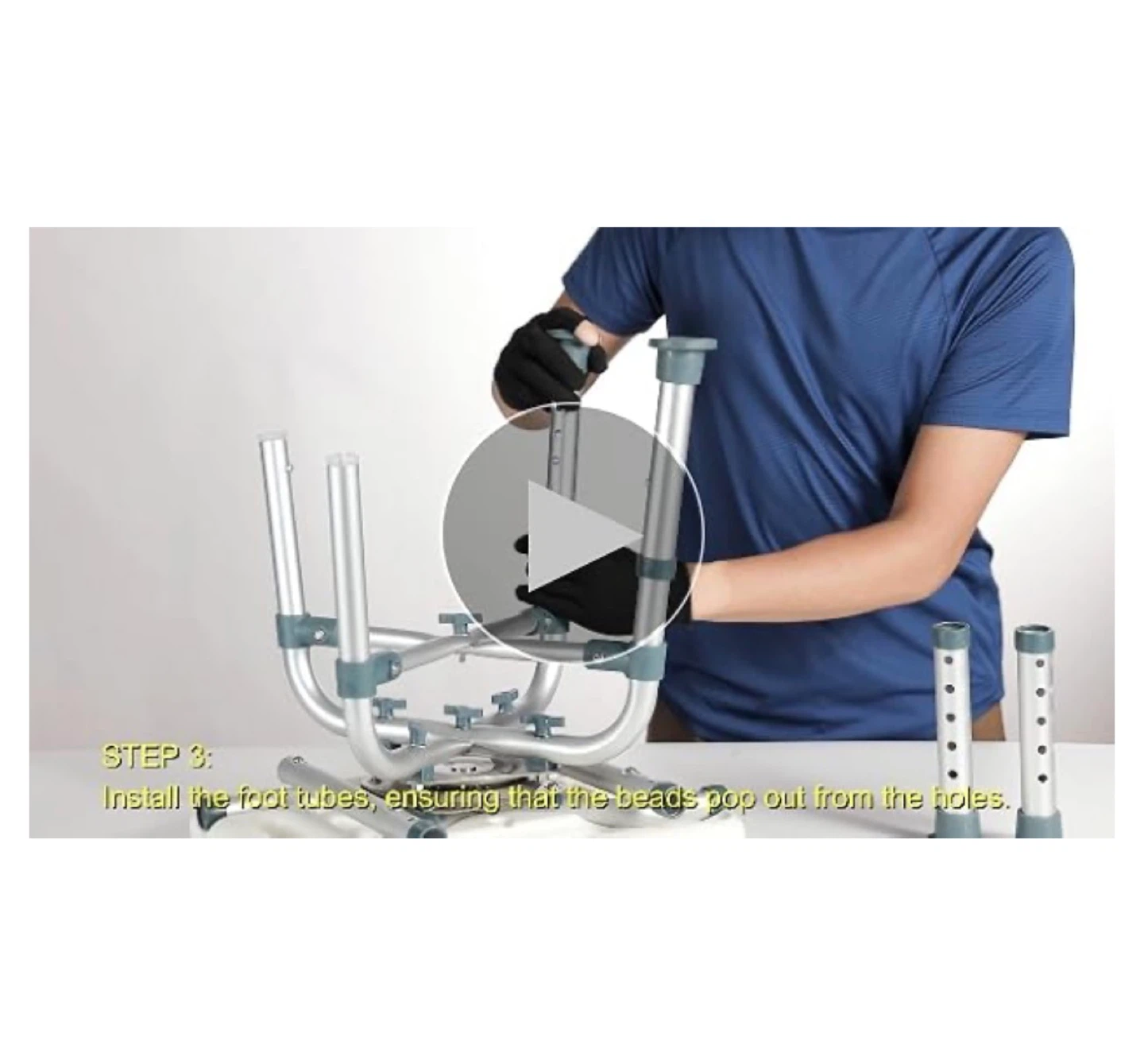 360 Swivel Shower Chair with Arms and Back - photo 5