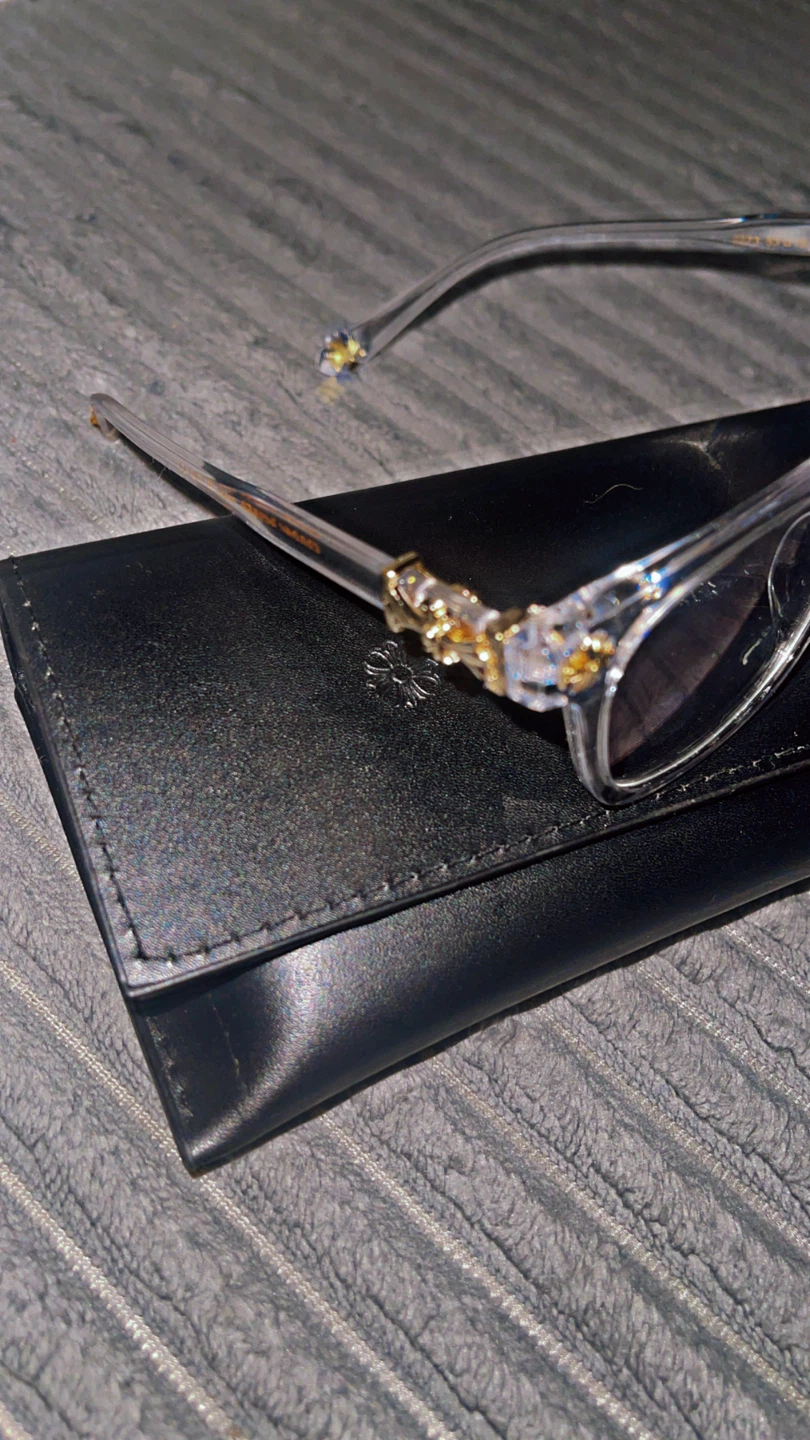 1:1 Chrome hearts blue light glasses - photo 3
