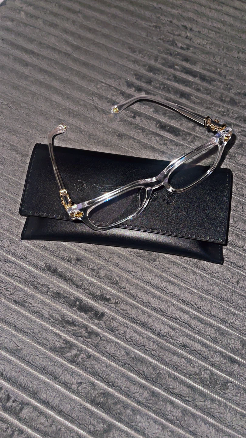 1:1 Chrome hearts blue light glasses - photo 2