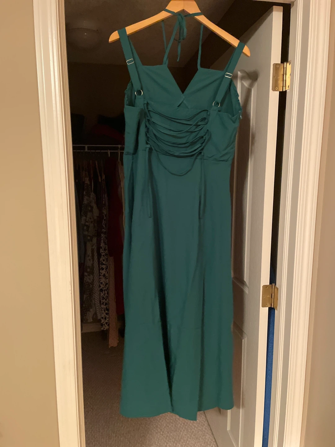Teal Halterneck Dress