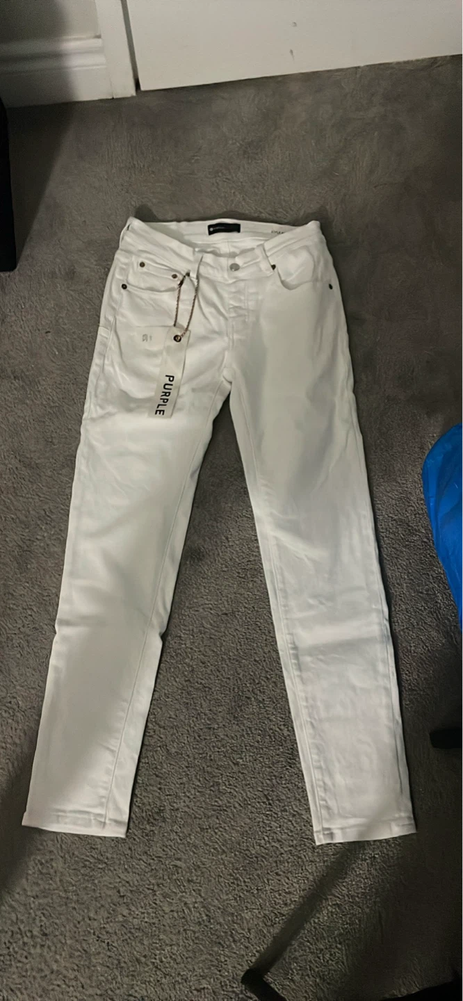 Purple jeans
