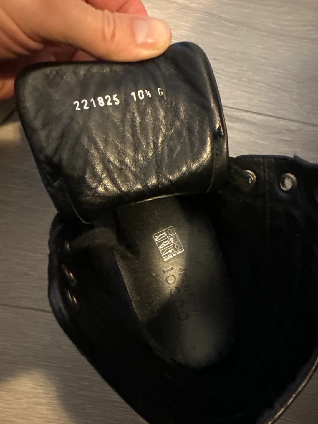 Gucci Black Leather High-Top Sneakers - photo 4