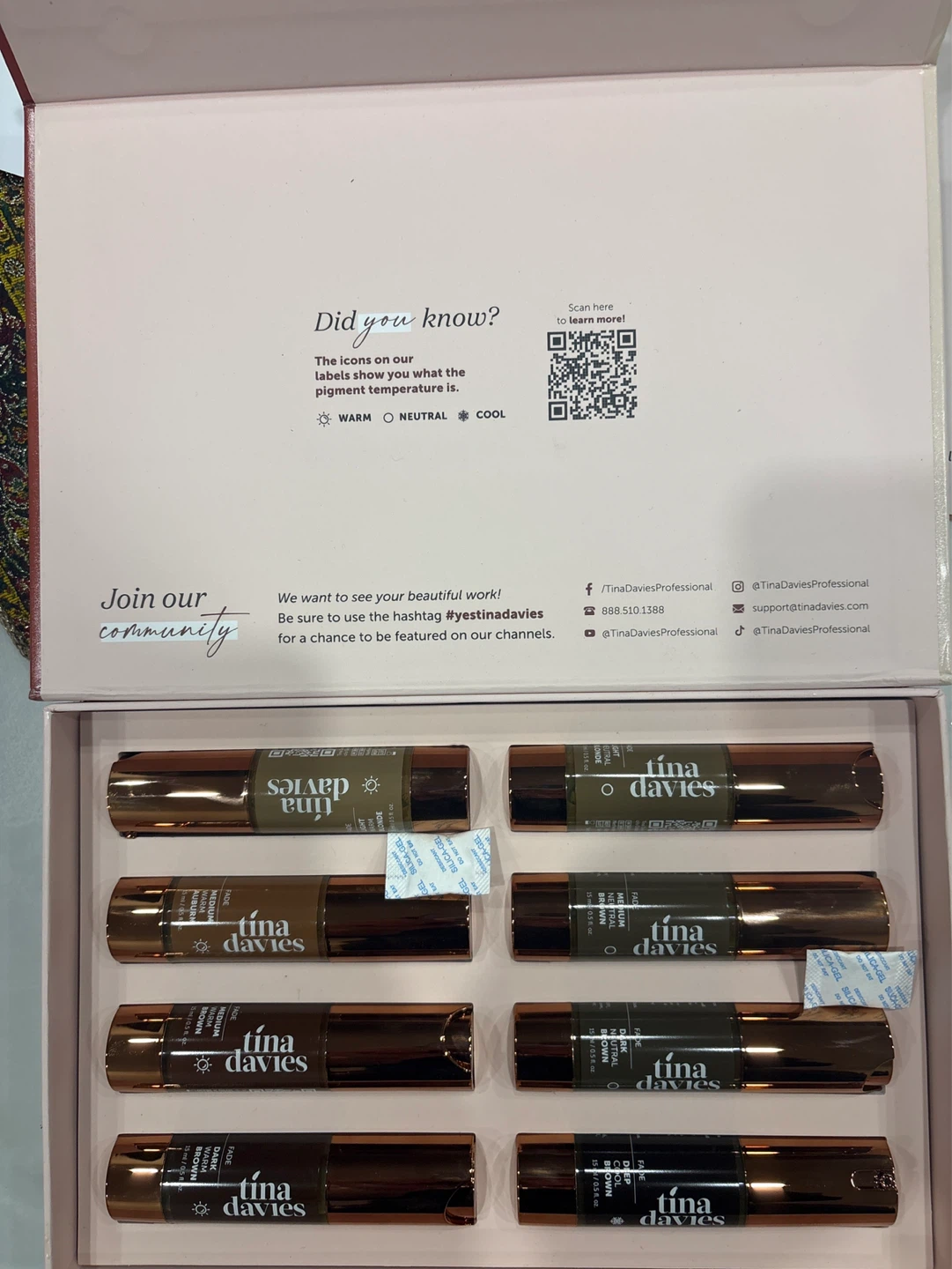 Tina Davies FADE Eyebrow Pigment Collection Set - photo 2