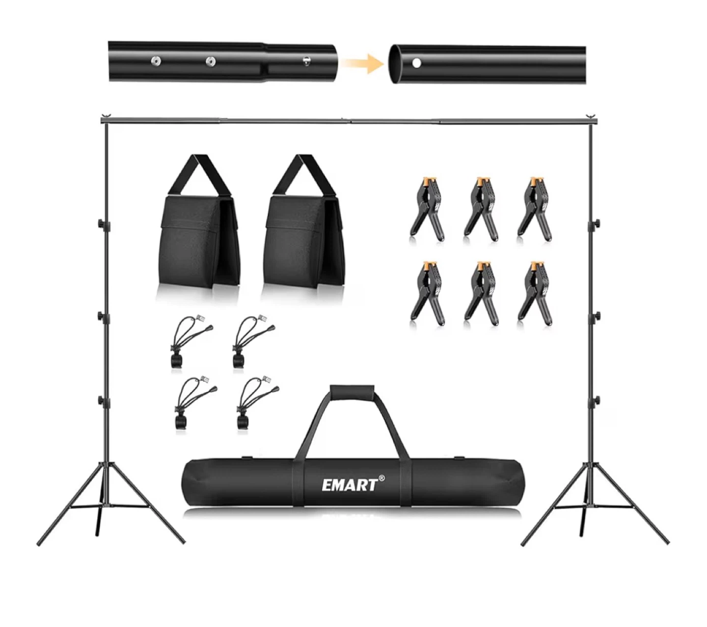 EMART Photography Background Stand Kit
