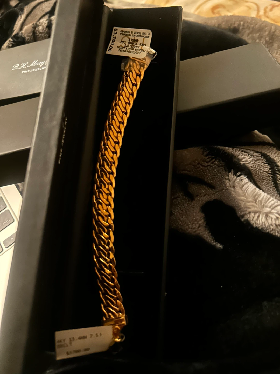 Solid Gold Bracelet 14K/18K 15g
