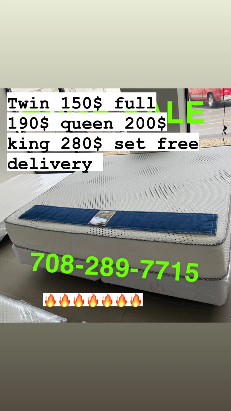 Mattress for Sale - Twin, Full, Queen, King Sizes Available