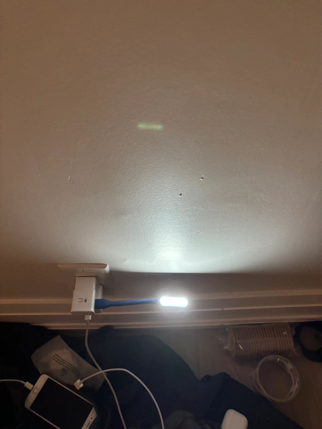 Blue USB LED Light flexible - photo 5