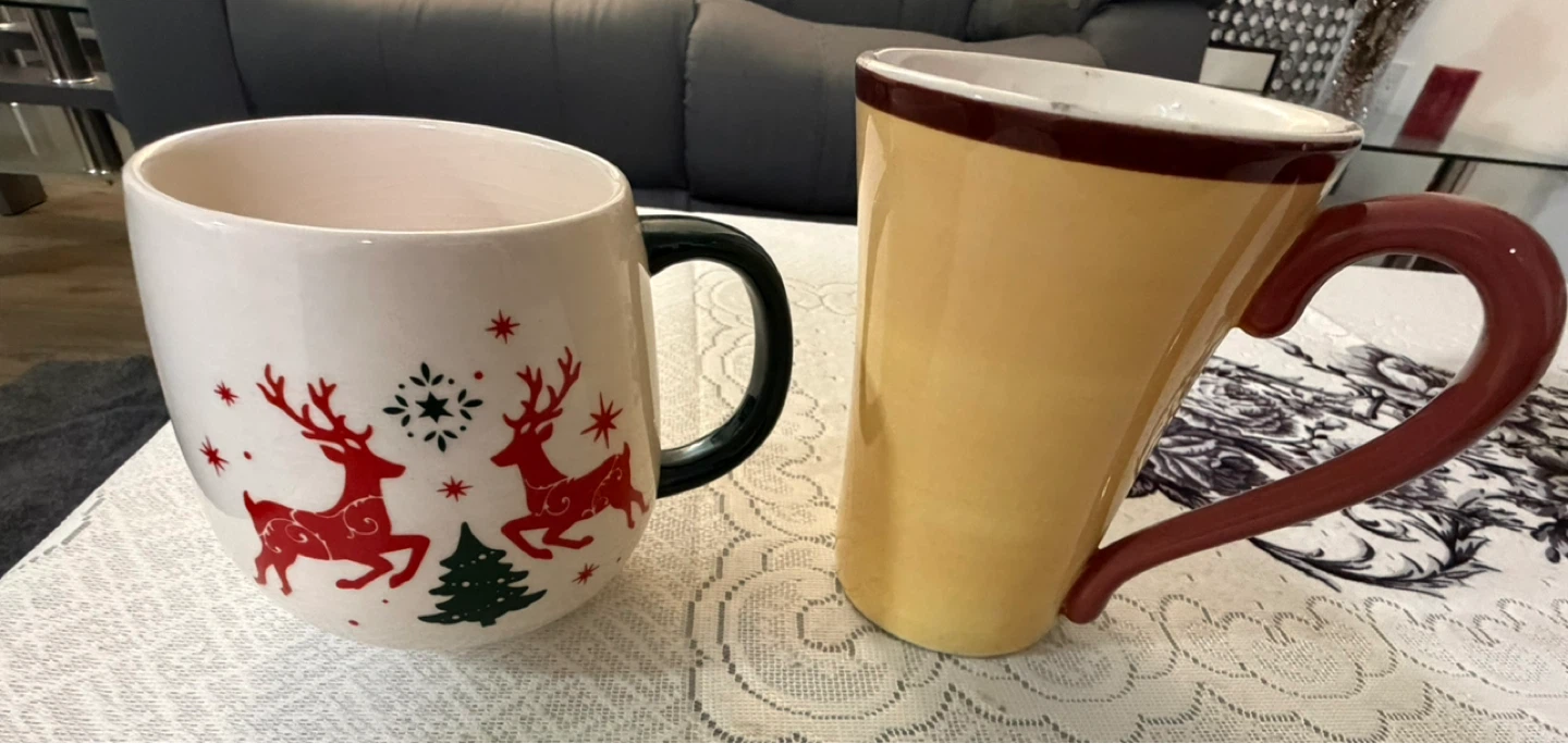 Set of 4 Assorted Mugs and Glasses