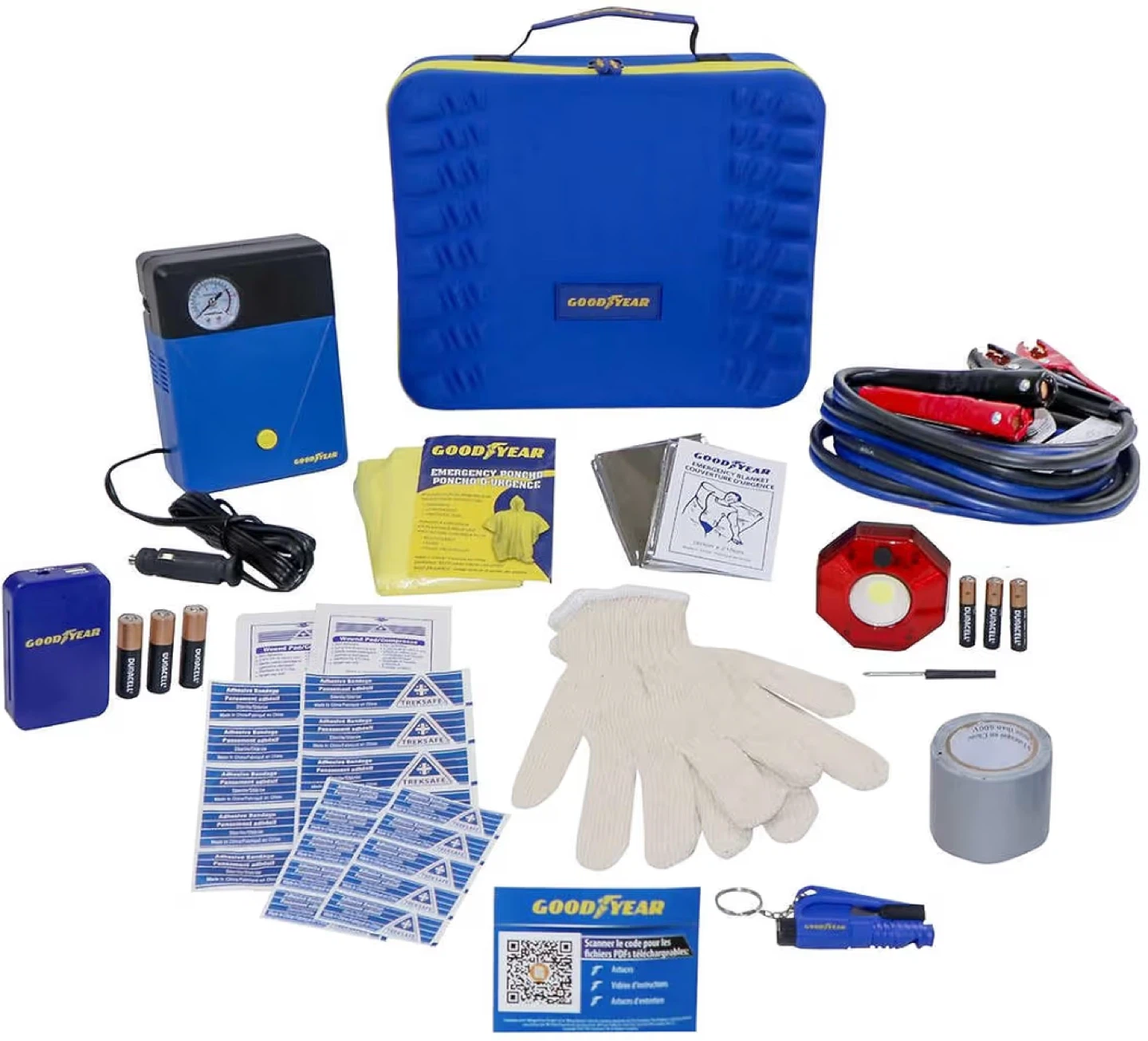 Goodyear Auto Safety Kit - Car Emergency Roadside Kit