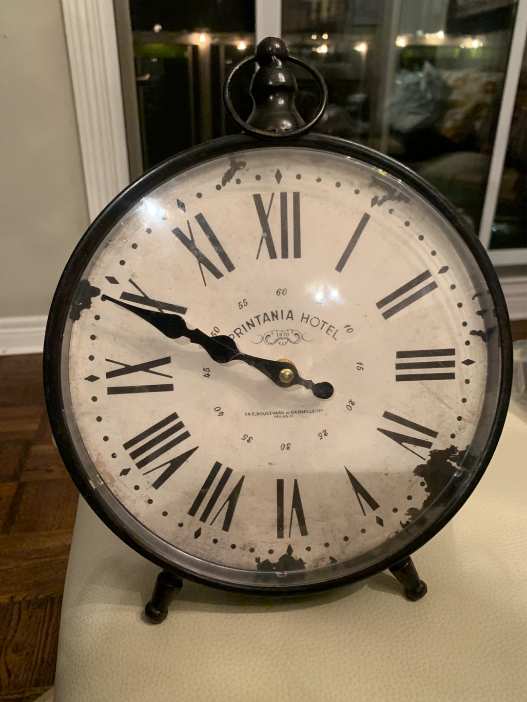 Printania Roman Numeral Standing or Wall Clock - photo 4
