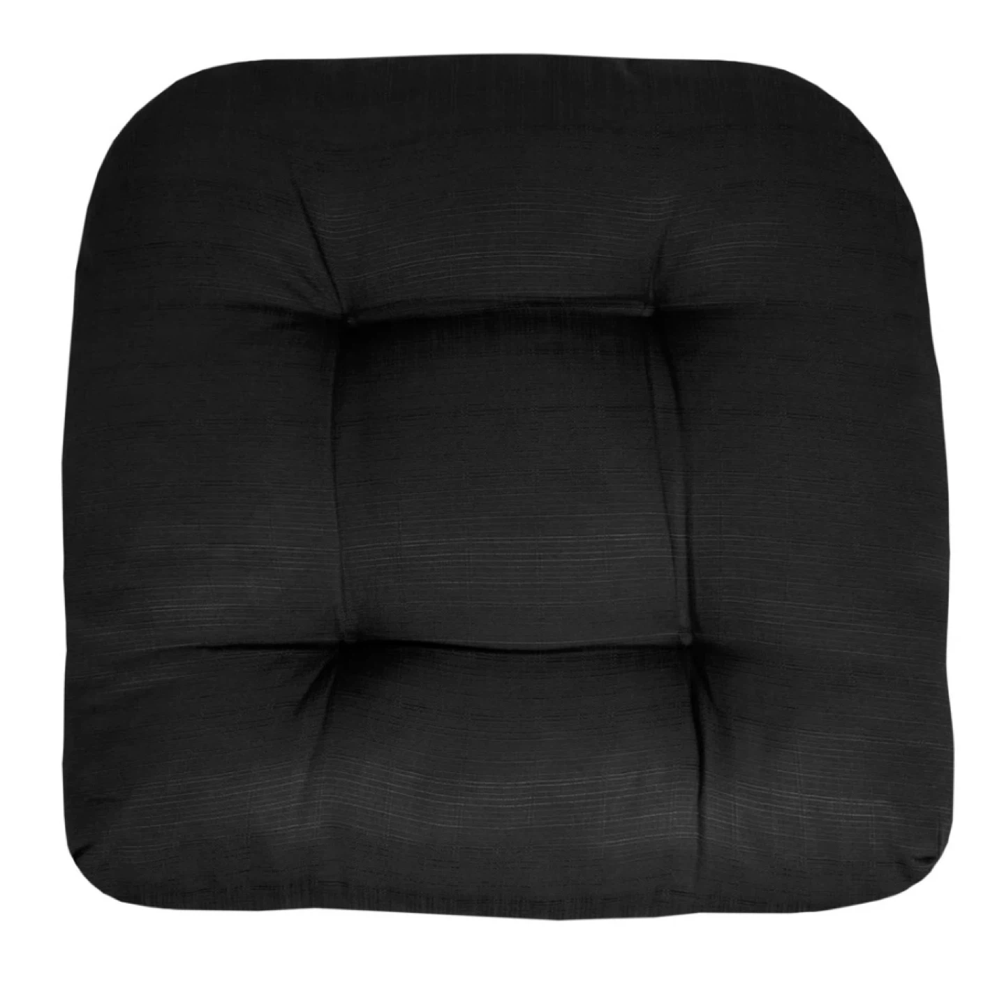 Sweet Home Collection Patio Seat Cushion - Black 19" x 19"