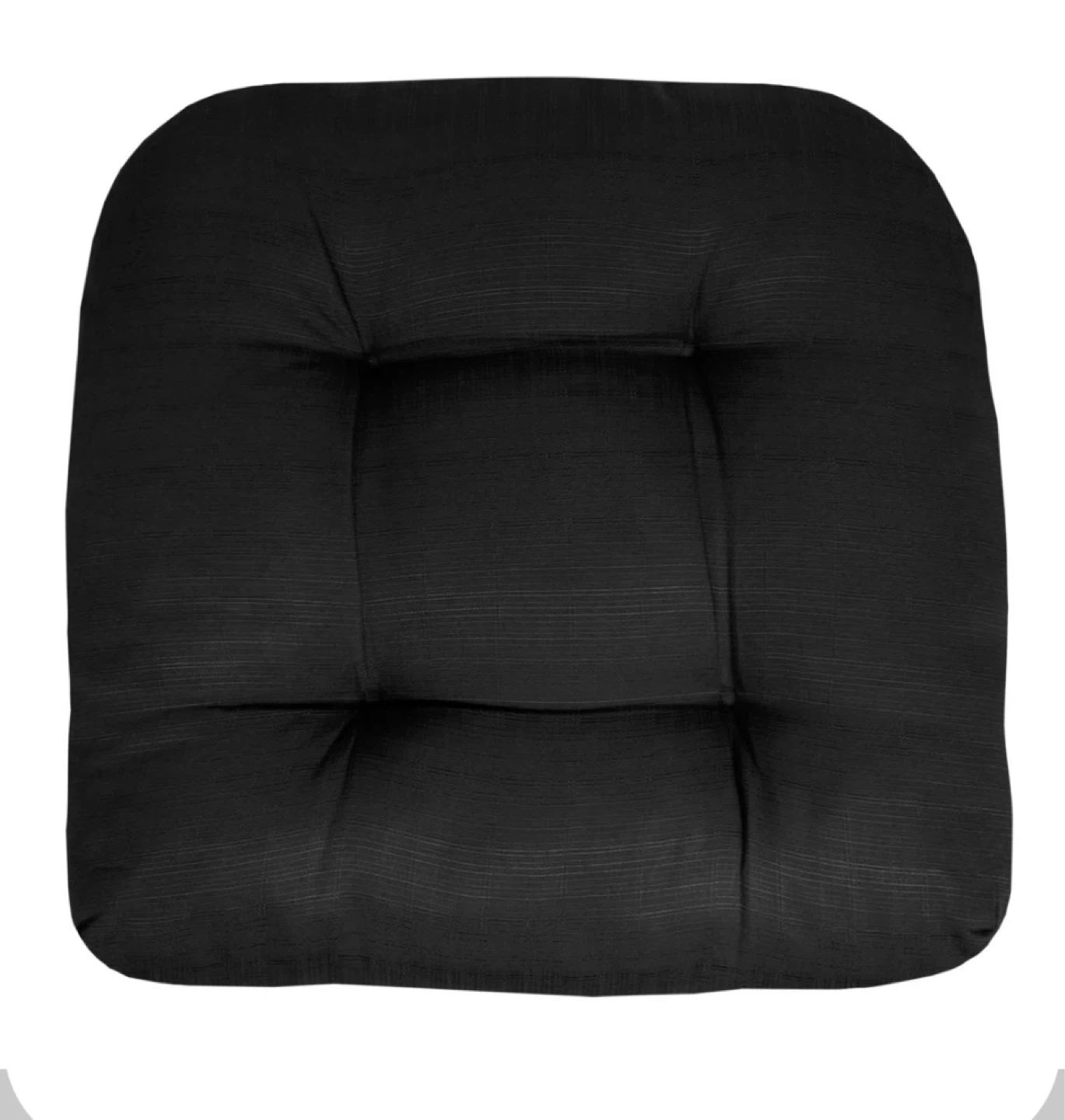 Sweet Home Collection Patio Seat Cushion - Black 19" x 19" - photo 4