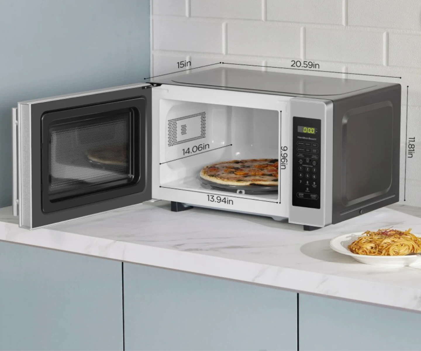 Hamilton Beach 0.7 Cu.ft. Microwave( NEW, comes with box) - photo 3
