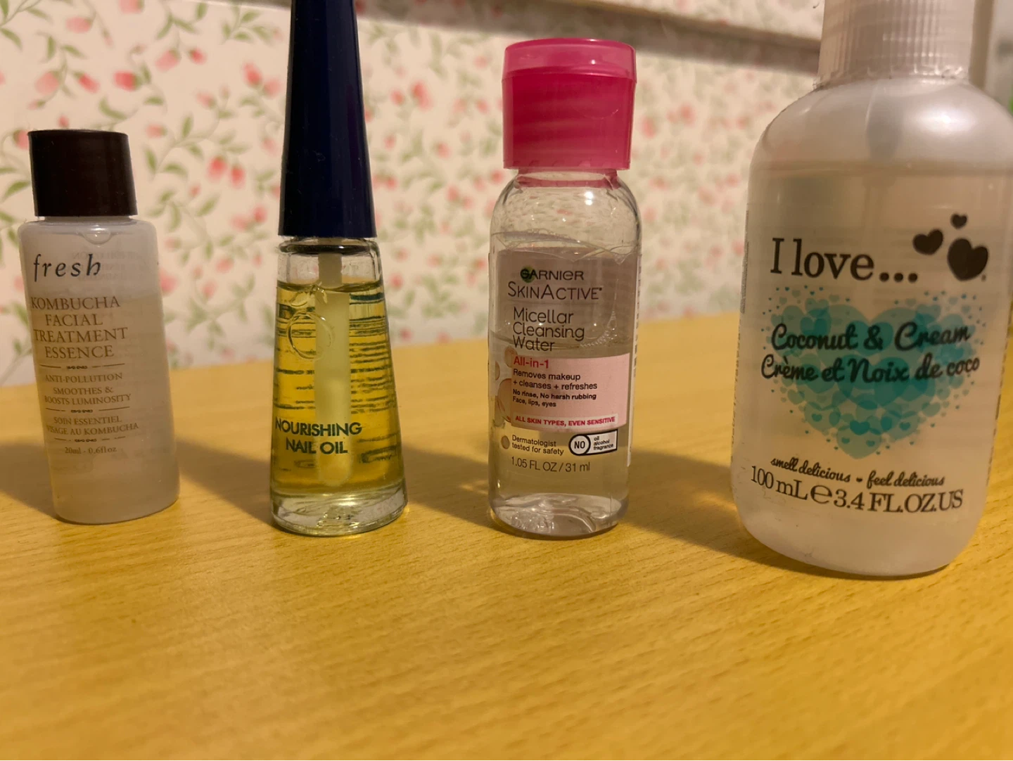 Nail Oil, Garnier Micellar Water & I Love... Lotion Set - photo 2