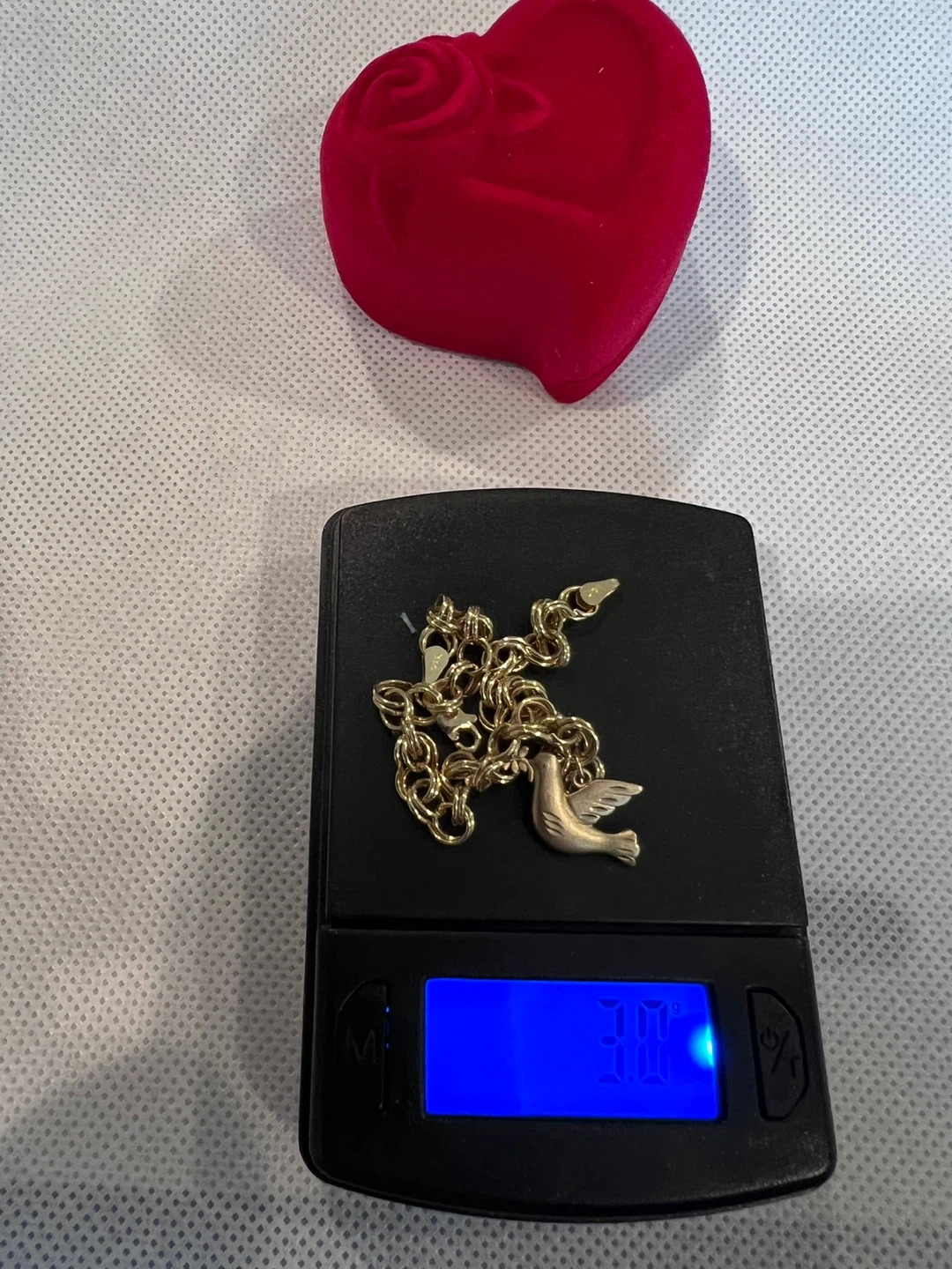 Gold Dove Charm Bracelet 14k - photo 5