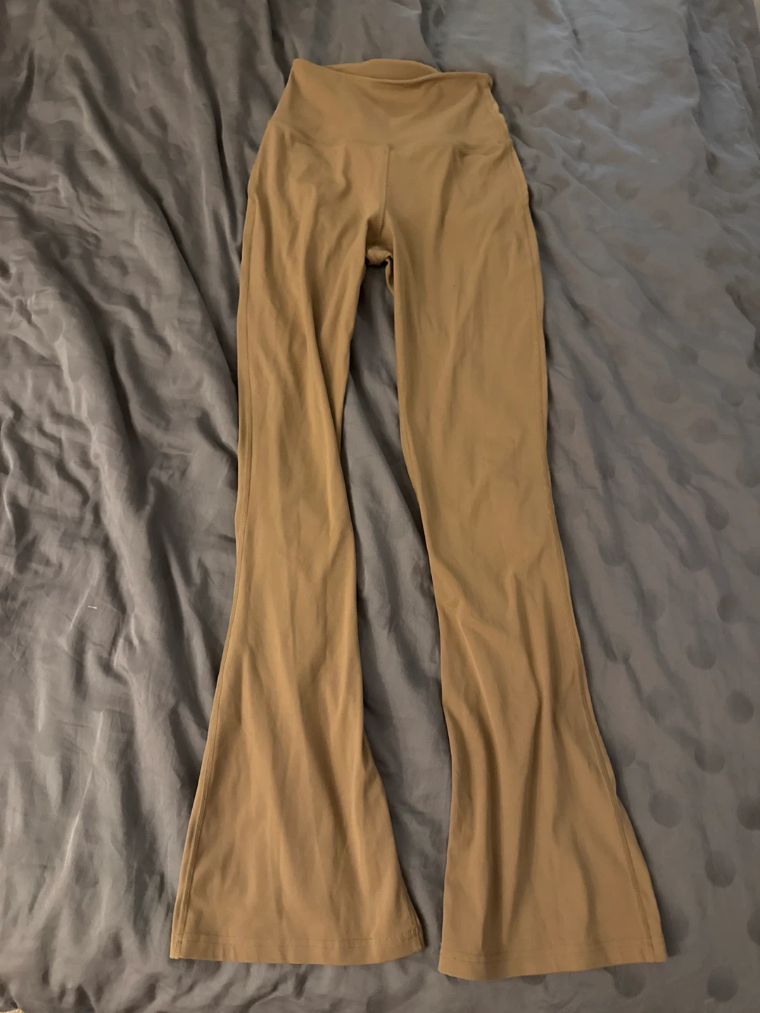 Tan Flare Leggings