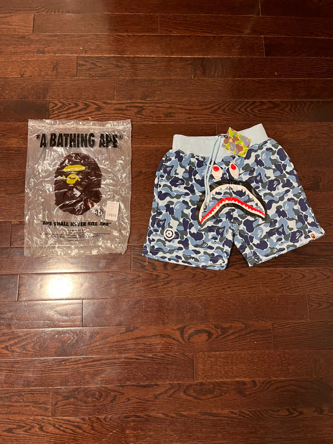Blue bape short