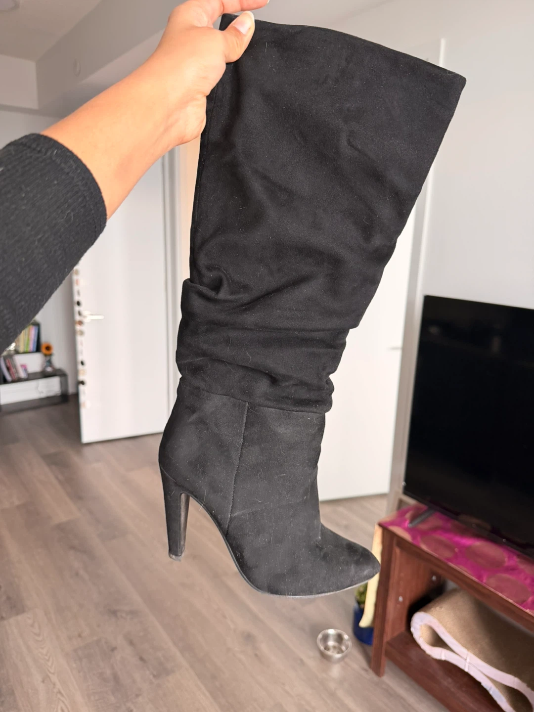 Black High Heel Boots