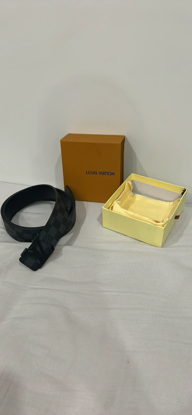 Louis Vuitton Damier Graphite Belt