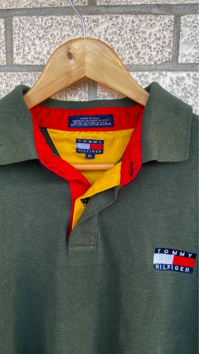 Tommy Hilfiger Men's Green Polo Shirt XL - photo 2