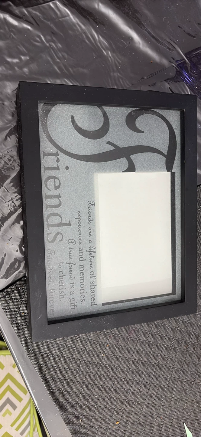 Black Friends Photo Frame