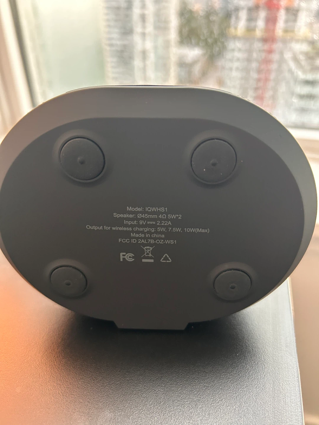 iQ Wireless Speaker & Charger - Like New - photo 3