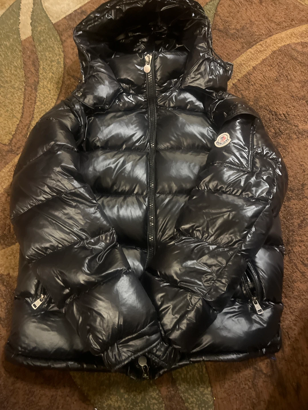 Moncler Down Puffer Jacket - Black - photo 2