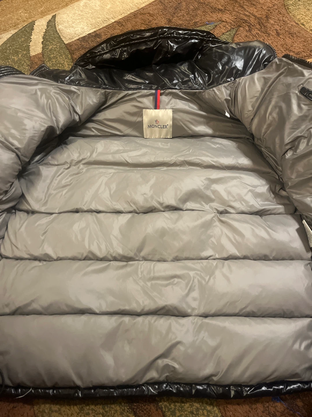 Moncler Down Puffer Jacket - Black - photo 3