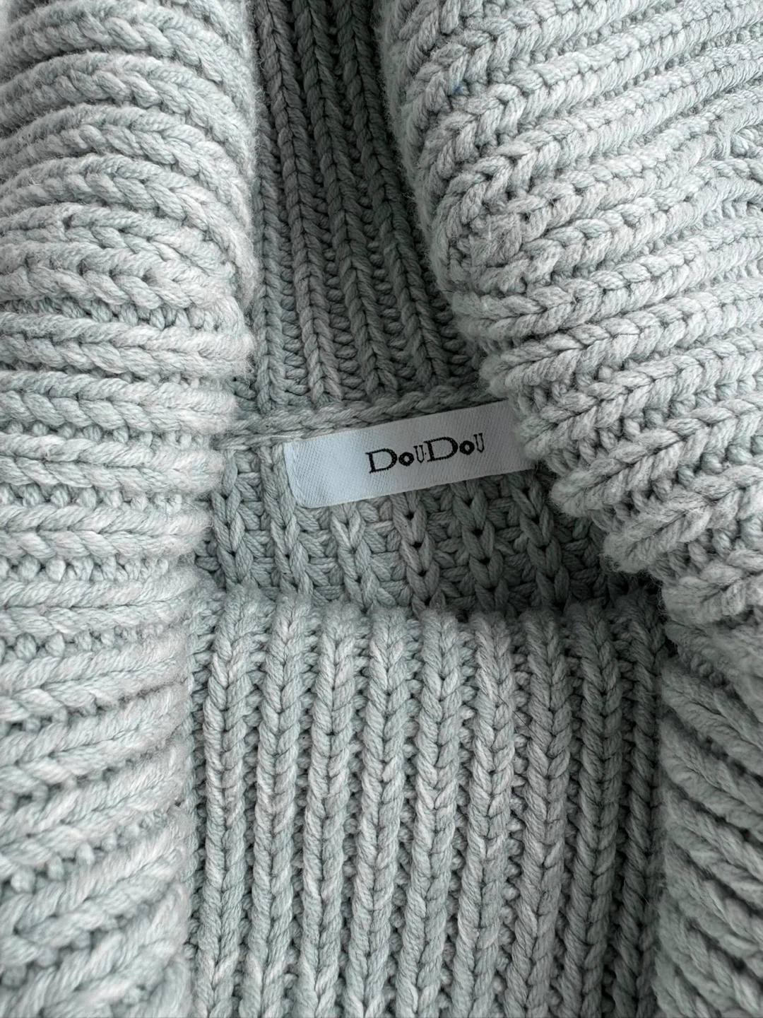 Light blue Sleeveless Turtleneck knit - photo 3