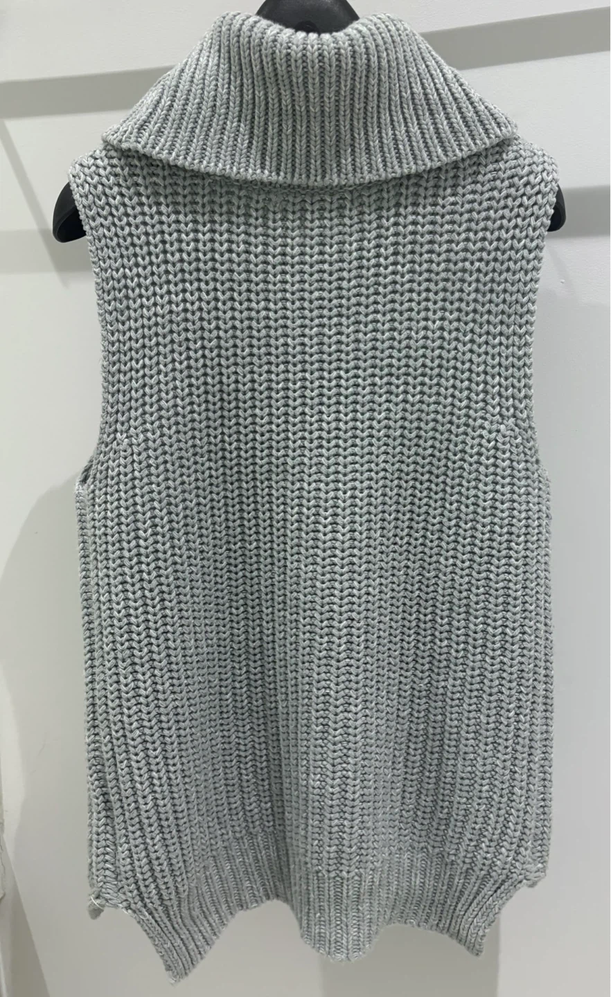 Light blue Sleeveless Turtleneck knit - photo 5