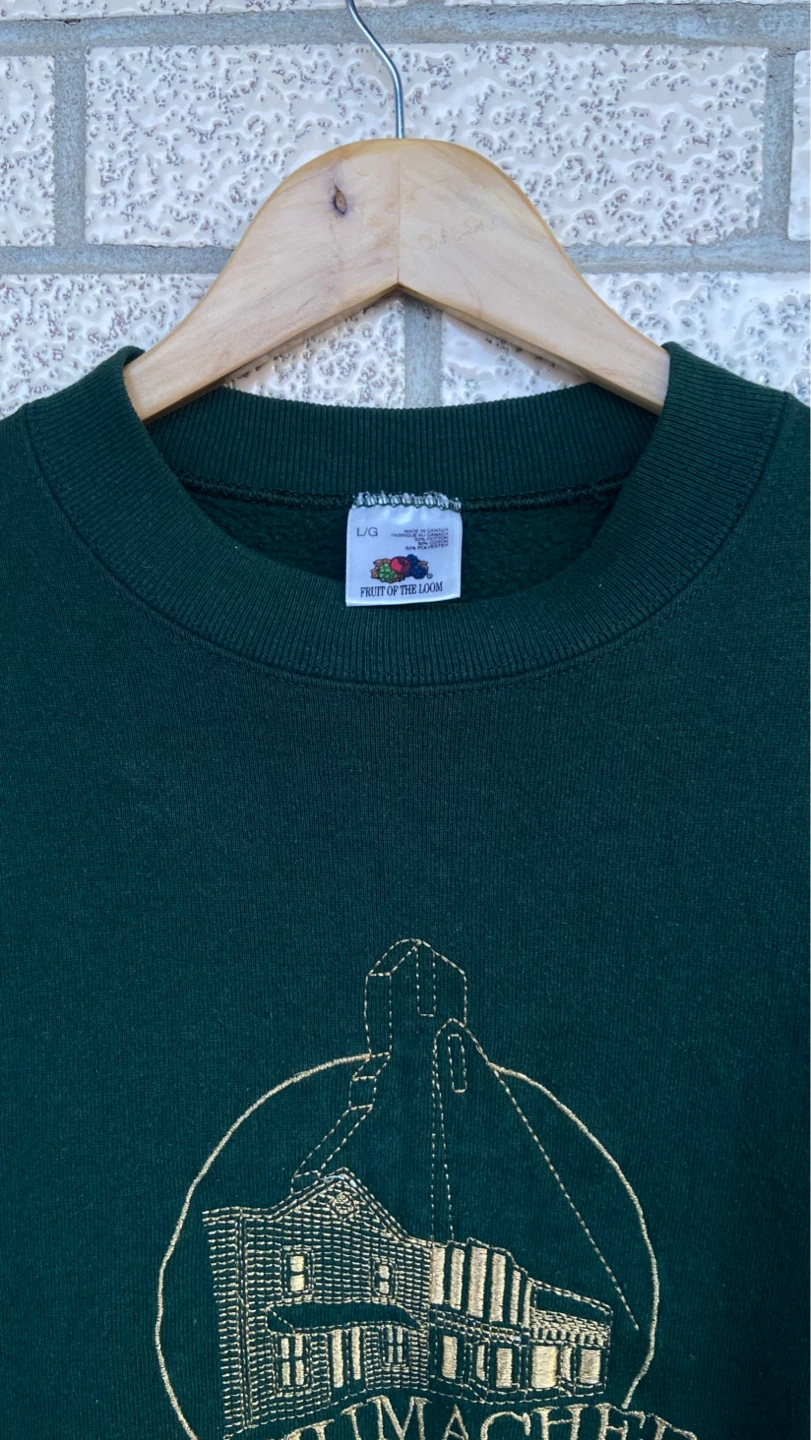 Fruit of the Loom Green Crewneck Sweatshirt - photo 2