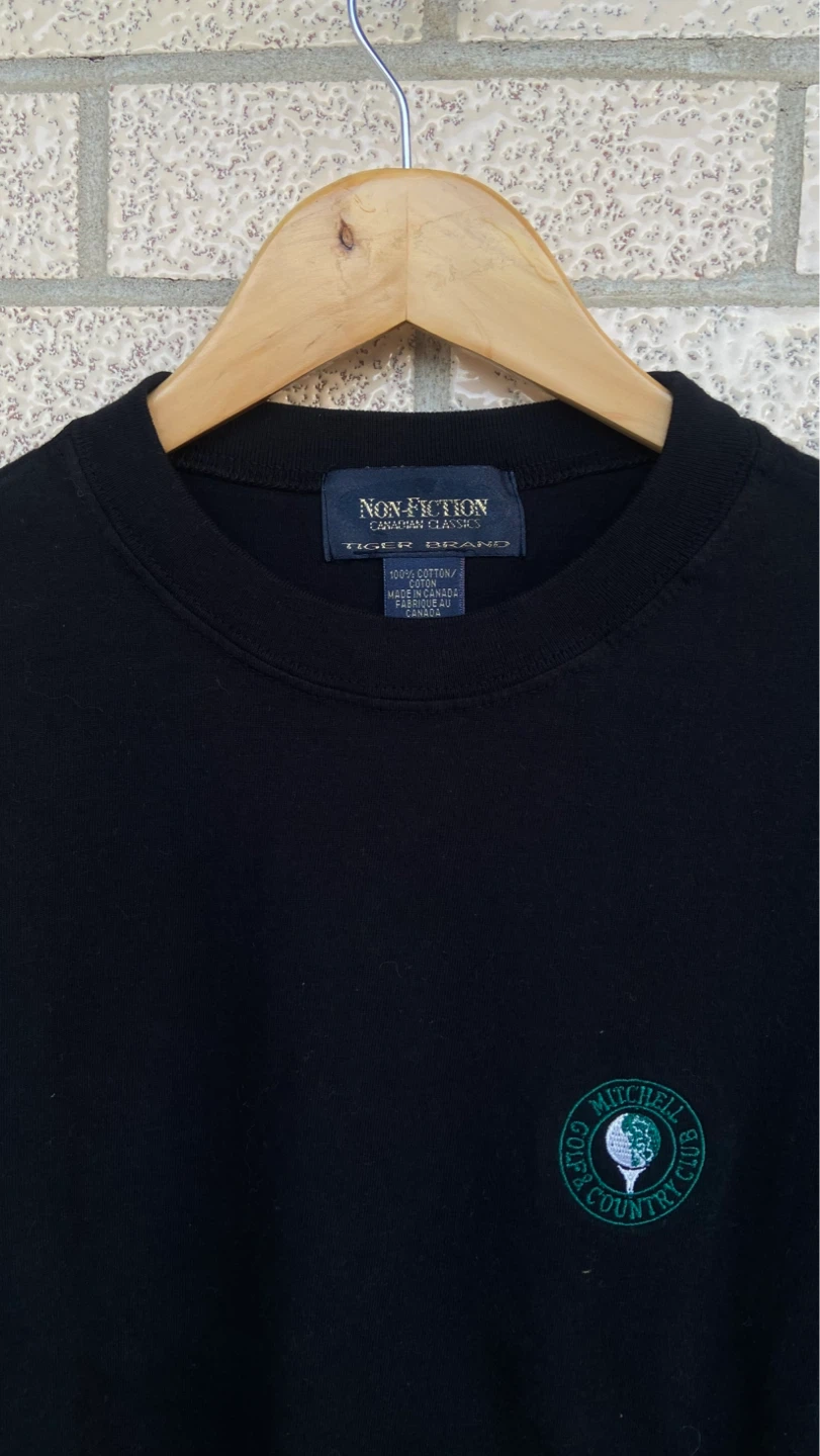 Non-Fiction Canadian Classics Black Golf T-Shirt - photo 2