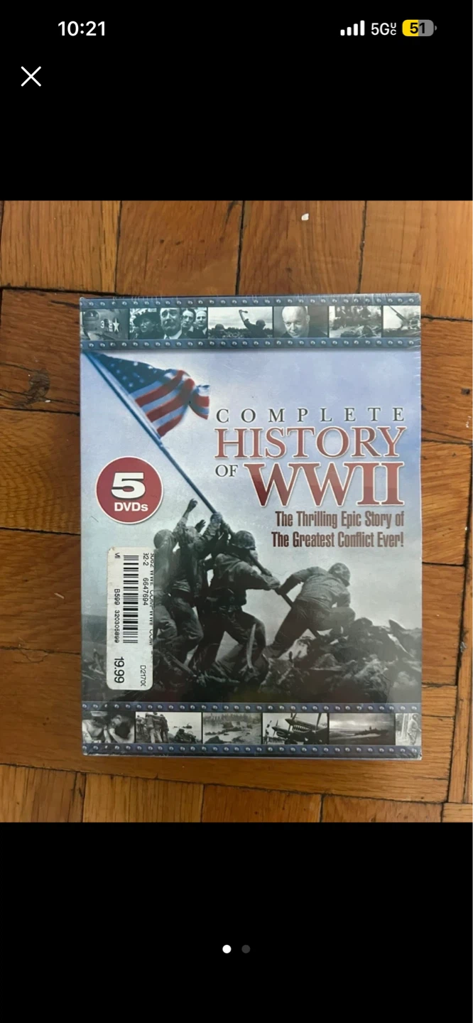Complete History of WWII 5 DVD Set