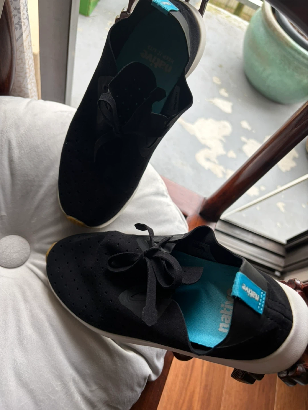 Native Shoes Black Slip-On Sneakers - photo 5