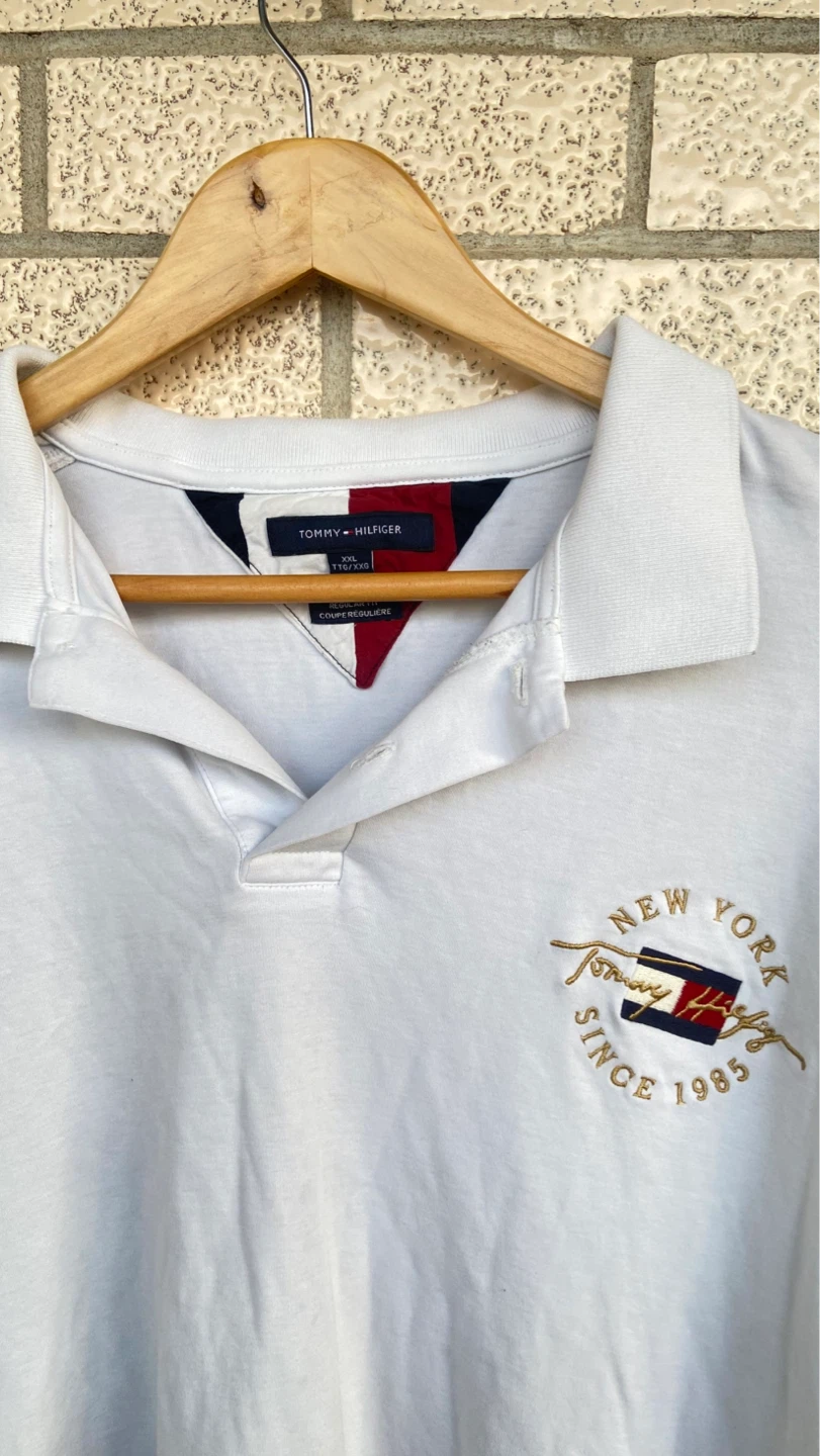 Tommy Hilfiger White Polo Shirt Size XXL - photo 2