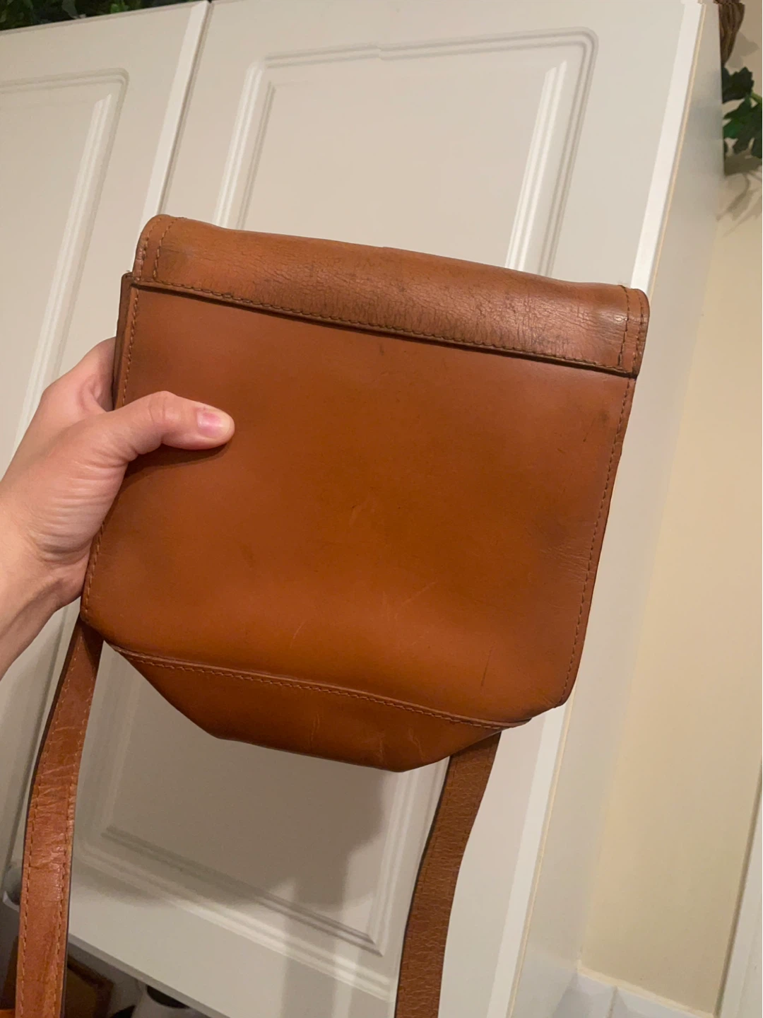 Brown Leather Crossbody Bag - photo 2