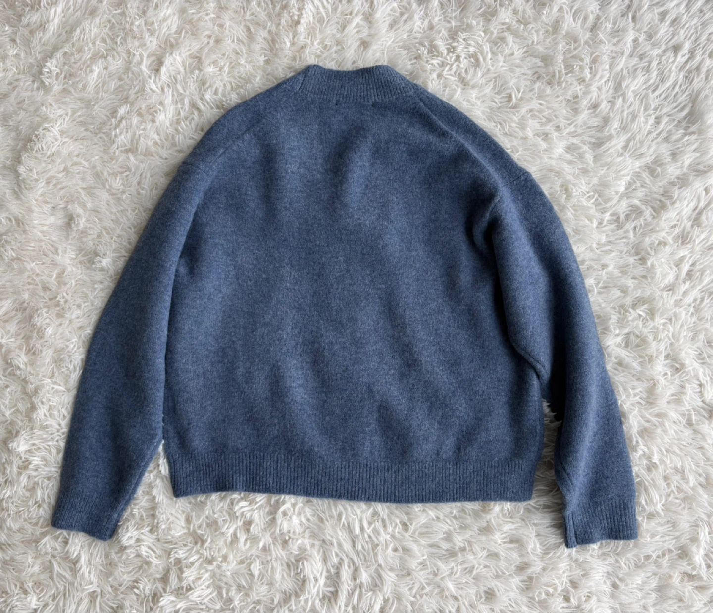 UNIQLO Blue V-Neck Cardigan - Size M - photo 2